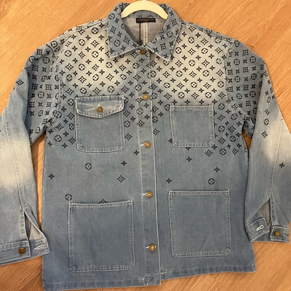 Louis Vuitton Blue Denim Jacket - Picture 3 of 5